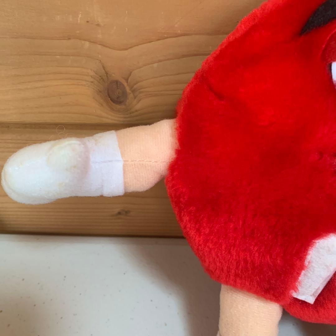 初期M&M's レッド ぬいぐるみ 約23cm スーパーレア