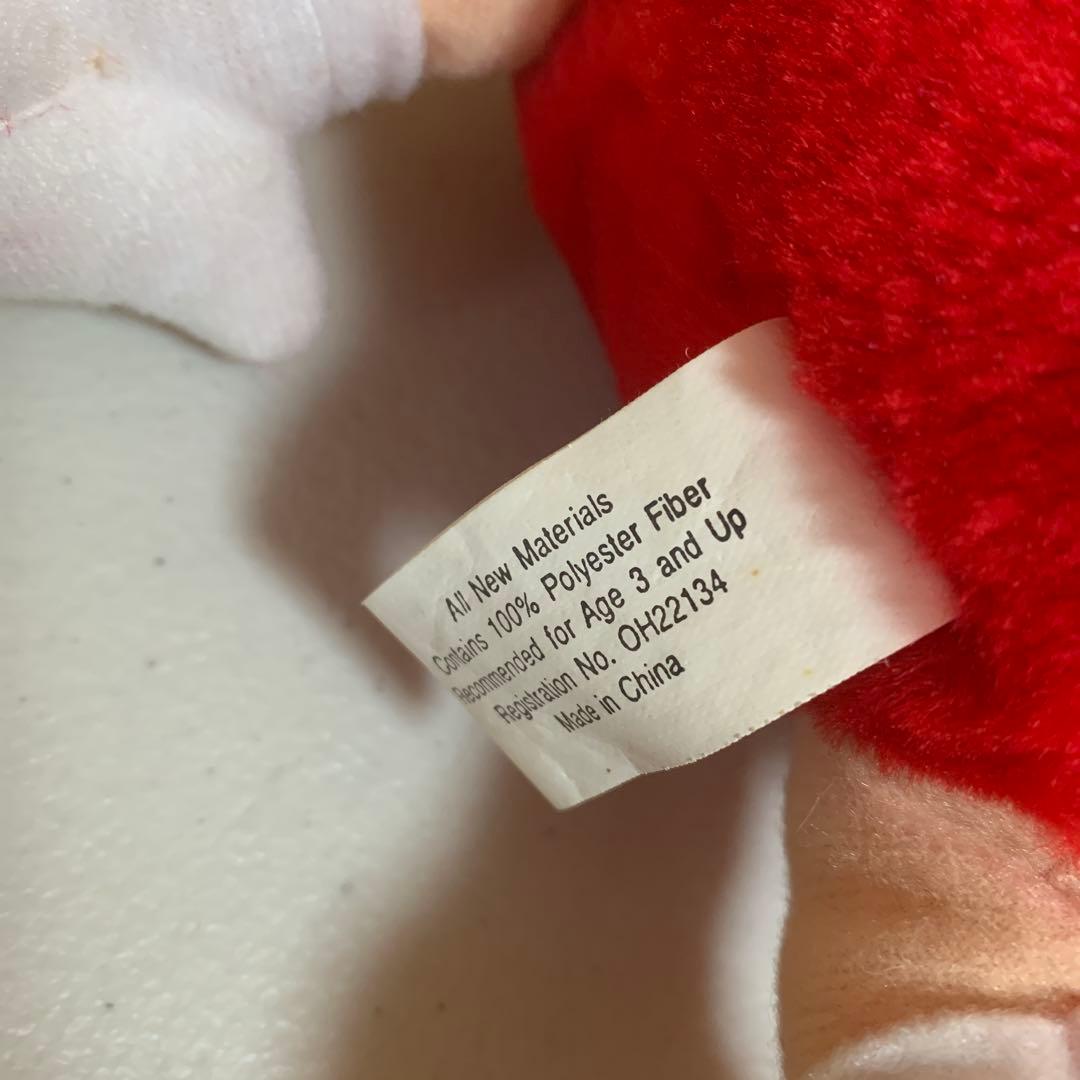 初期M&M's レッド ぬいぐるみ 約23cm スーパーレア