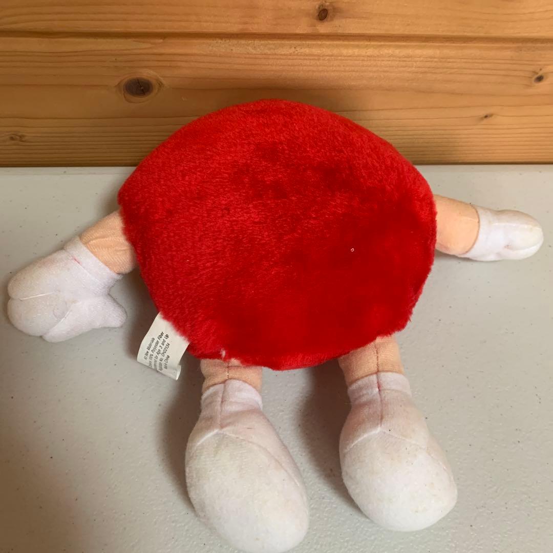 初期M&M's レッド ぬいぐるみ 約23cm スーパーレア