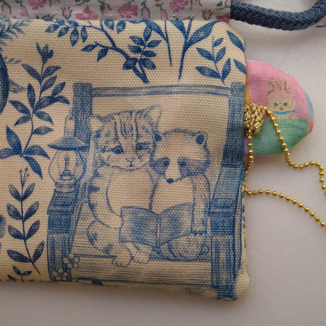 おとりおき☆ミニミニ巾着 ユキエモン　yukiemon リバティ　うさぎ