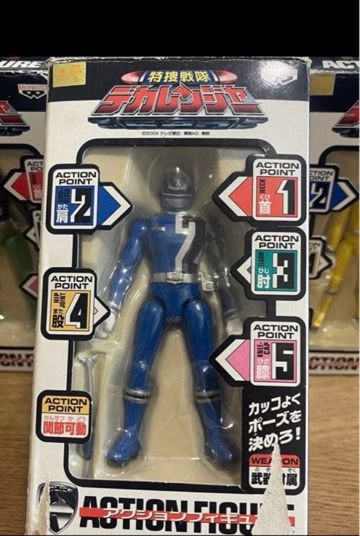 特捜戦隊　デカレンジャー　フィギュア　戦隊ヒーロー　特撮 平成　おもちゃ レア