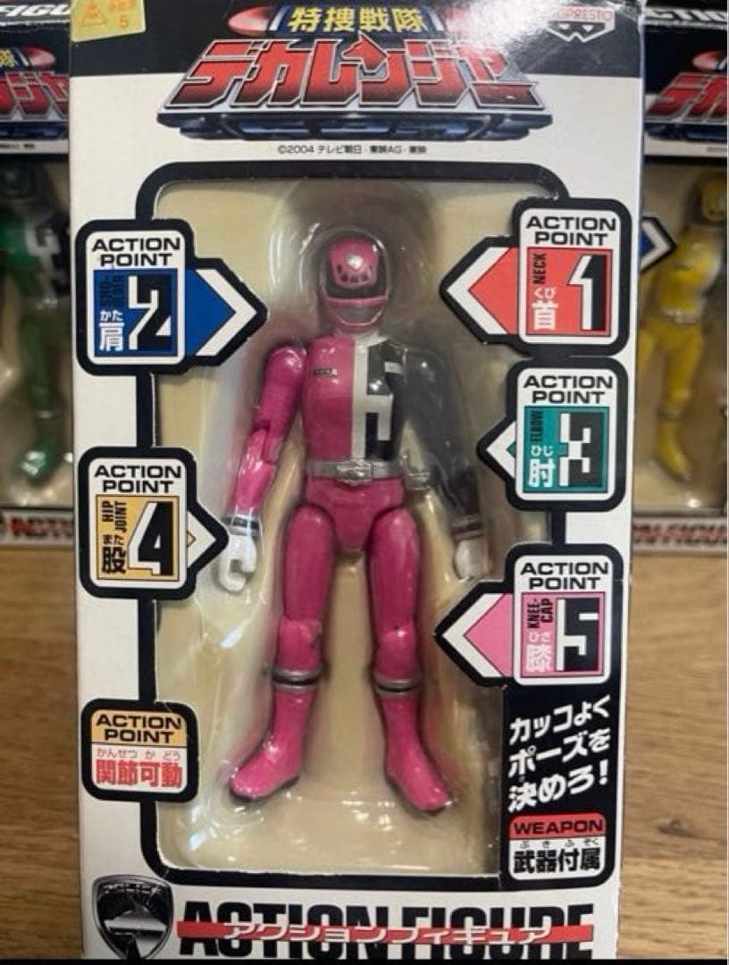 特捜戦隊　デカレンジャー　フィギュア　戦隊ヒーロー　特撮 平成　おもちゃ レア