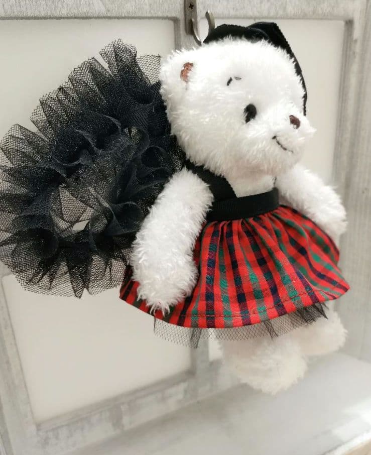 ま*な様 マスコットベア　お洋服セット　ファミちゃん　ファミリア bibiy 赤