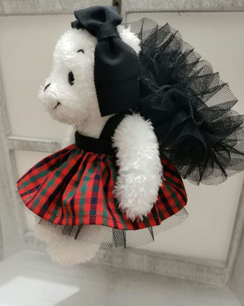 ま*な様 マスコットベア　お洋服セット　ファミちゃん　ファミリア bibiy 赤