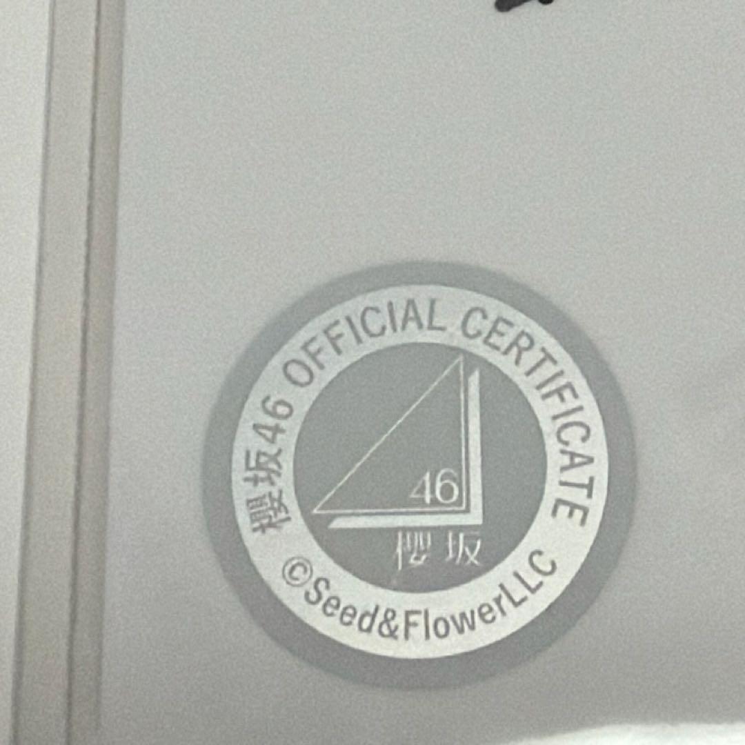 櫻坂46 中川智尋　生写真　5th Anniversary ドレス　直筆サイン