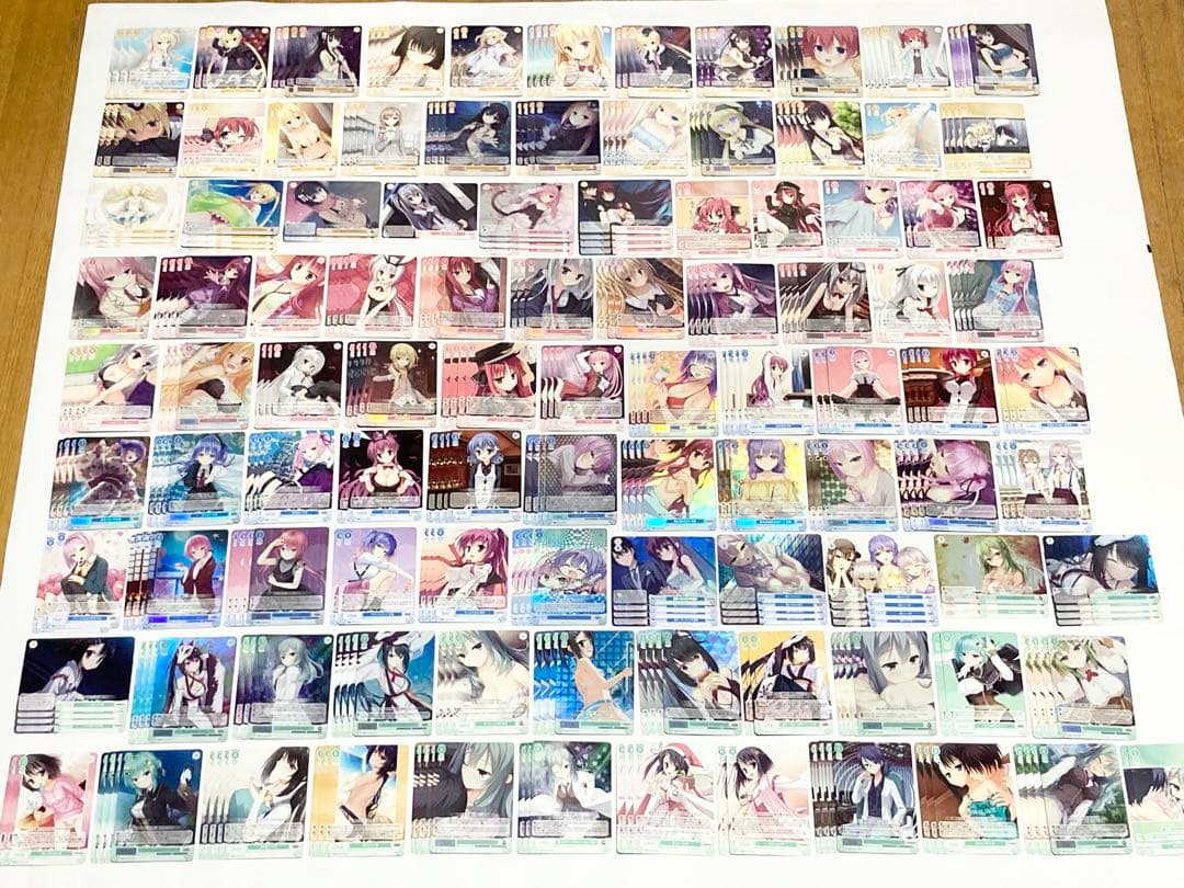 ヴァイスシュヴァルツロゼ ゆずソフト SR以下4コン全色デッキパーツ セミコンプ