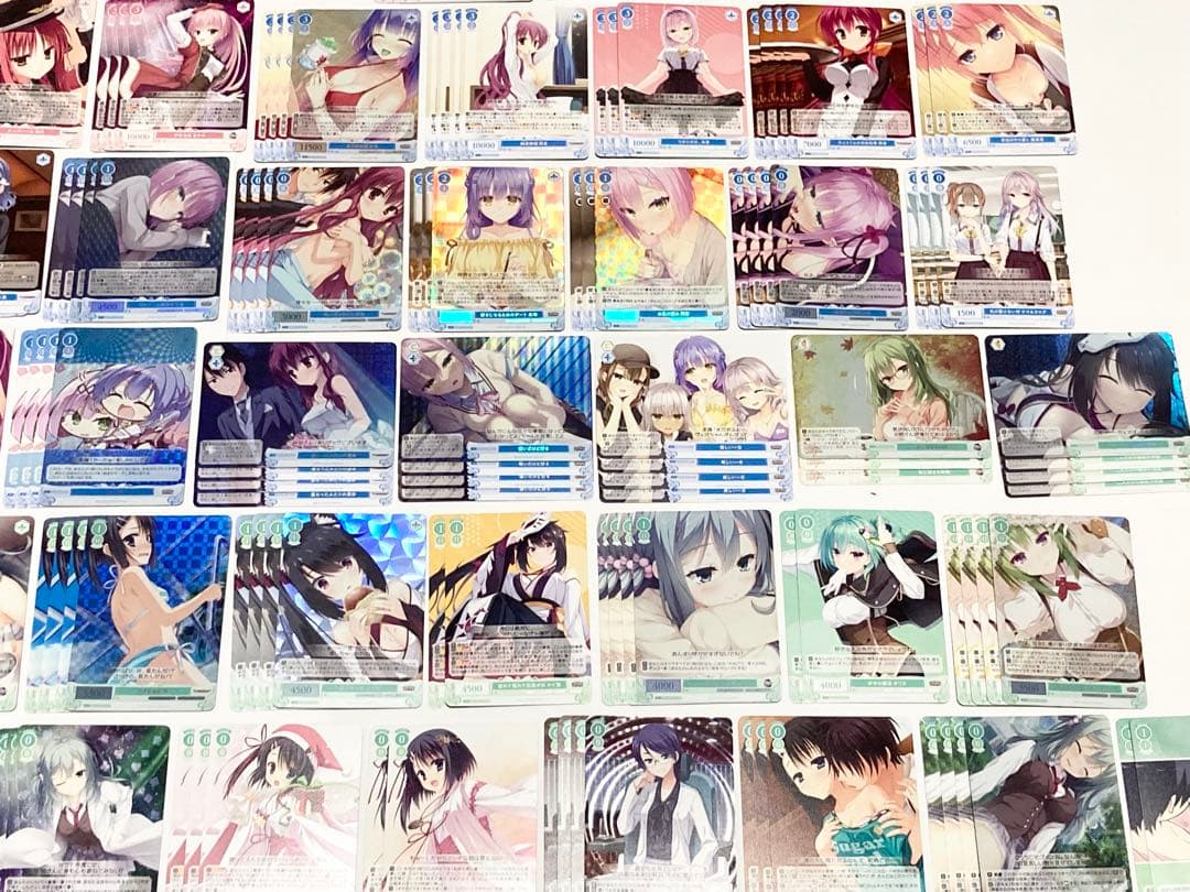 ヴァイスシュヴァルツロゼ ゆずソフト SR以下4コン全色デッキパーツ セミコンプ