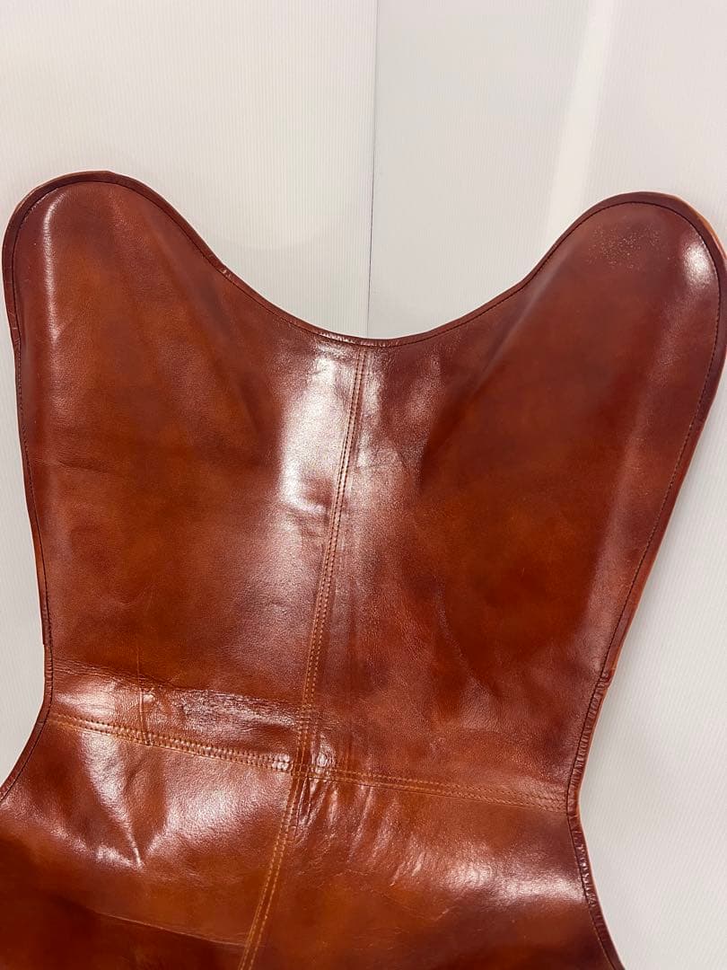 バタフライチェア リプロダクト 本革 キャメル レザー 北欧風 革製 インテリア