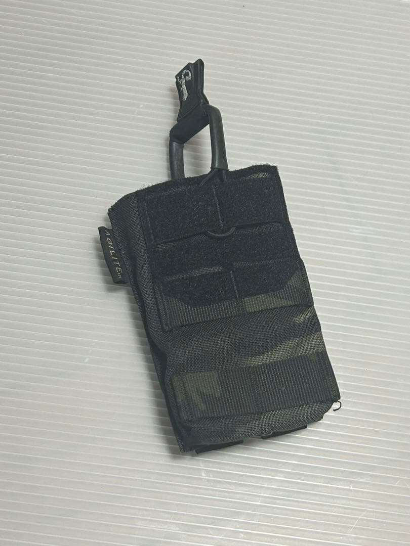 【美品】実物AGILITE K19 実物装備多数マルチカムブラック esstac