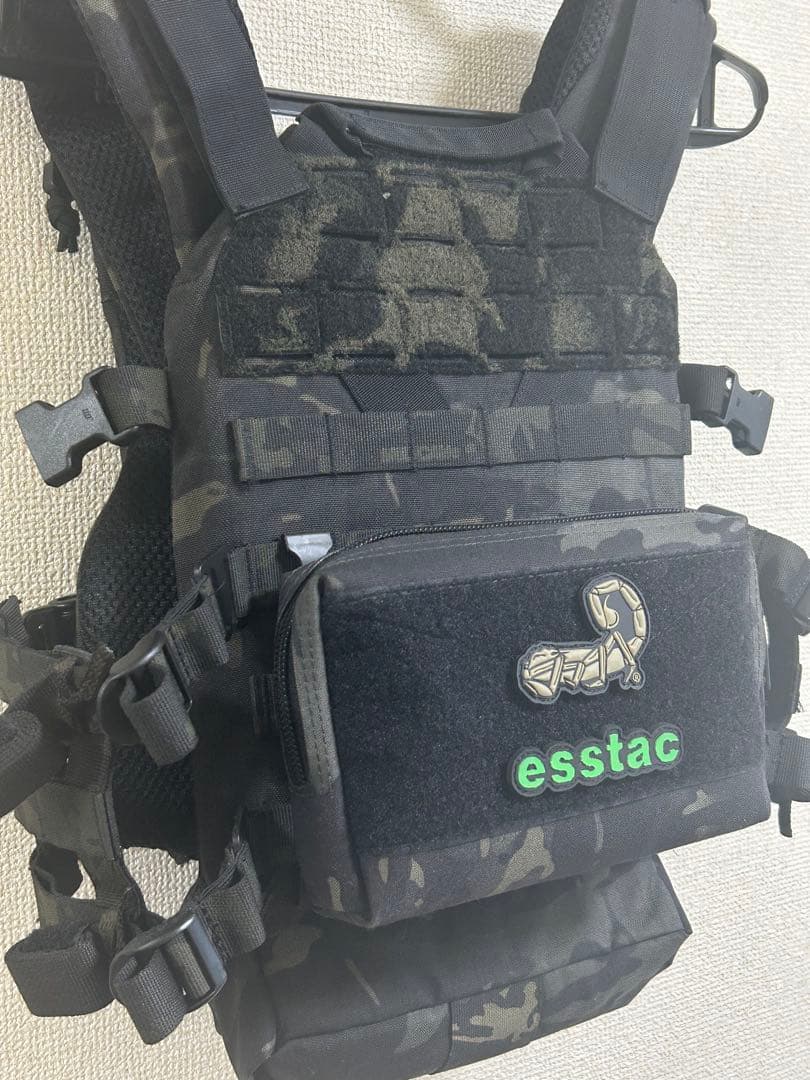 【美品】実物AGILITE K19 実物装備多数マルチカムブラック esstac