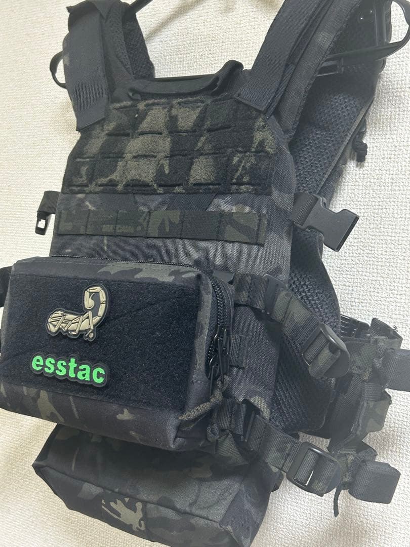 【美品】実物AGILITE K19 実物装備多数マルチカムブラック esstac