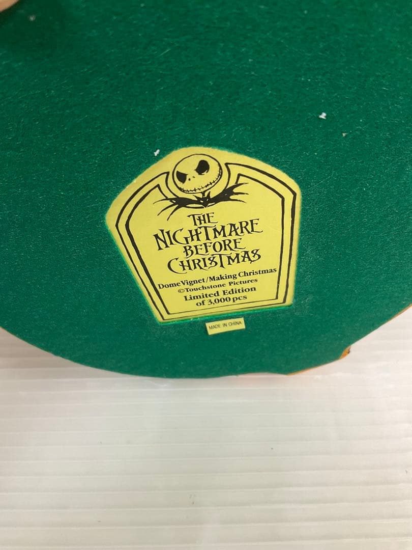 3000個限定 ナイトメア ビフォア クリスマス ドームヴィネット Disney
