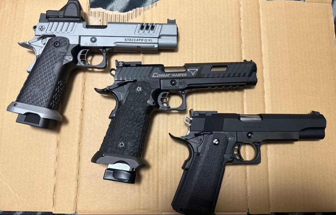 実物　ハイキャパ　ホルスター　コンバットマスター　tti staccato
