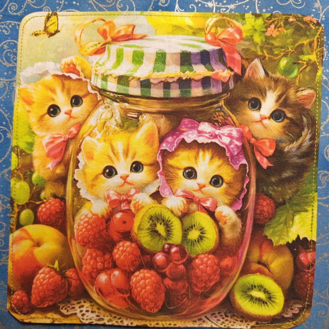 まるみ　ハンカチ　ねこちゃん柄　19枚