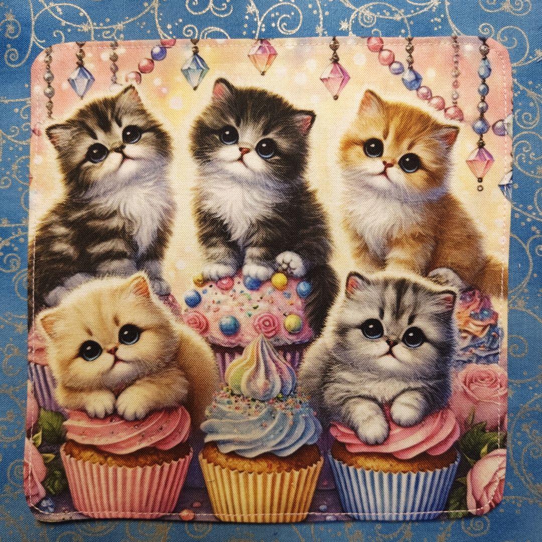 まるみ　ハンカチ　ねこちゃん柄　19枚