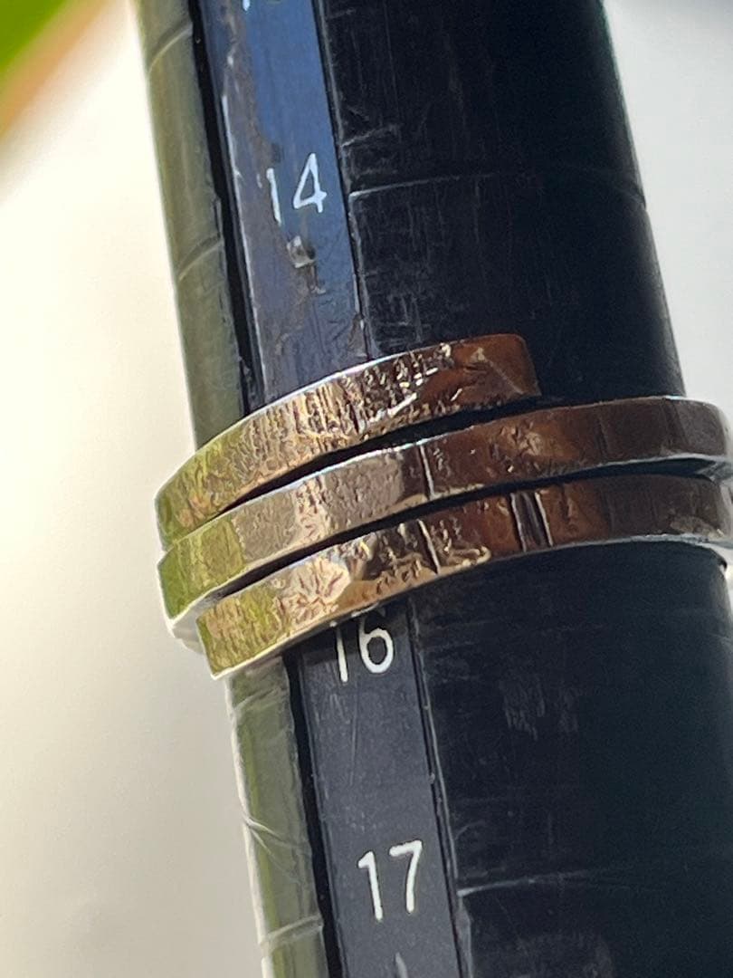 京都【俄】Ｋ１８.silver925コンビリング