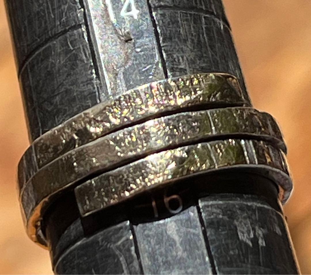 京都【俄】Ｋ１８.silver925コンビリング