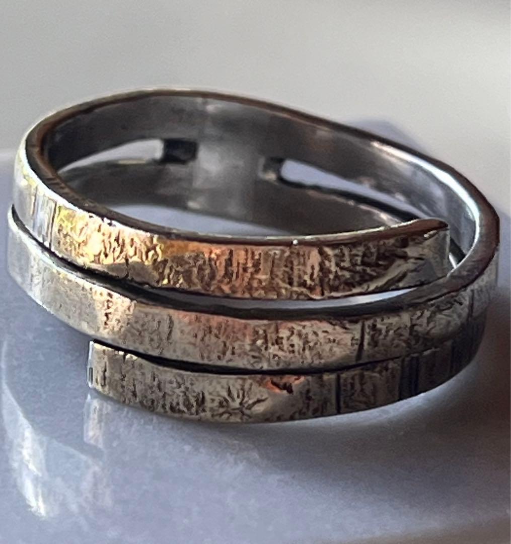 京都【俄】Ｋ１８.silver925コンビリング