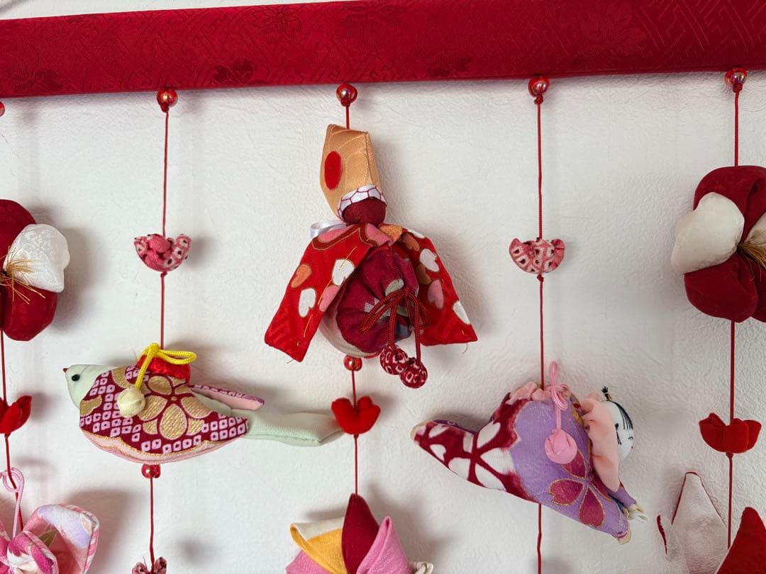 可愛いつるし雛　No.197 壁掛けタイプ・ひな祭り・さげもん吊るし飾り