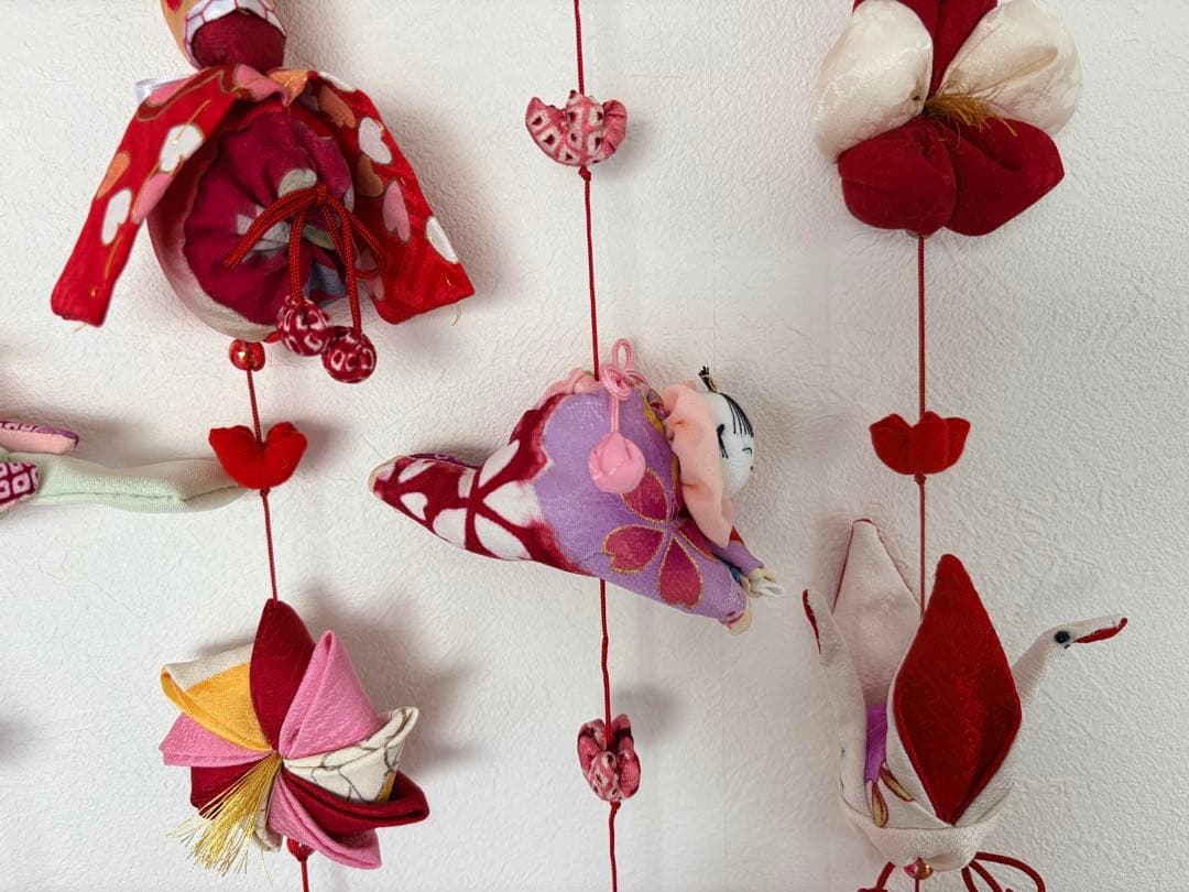 可愛いつるし雛　No.197 壁掛けタイプ・ひな祭り・さげもん吊るし飾り