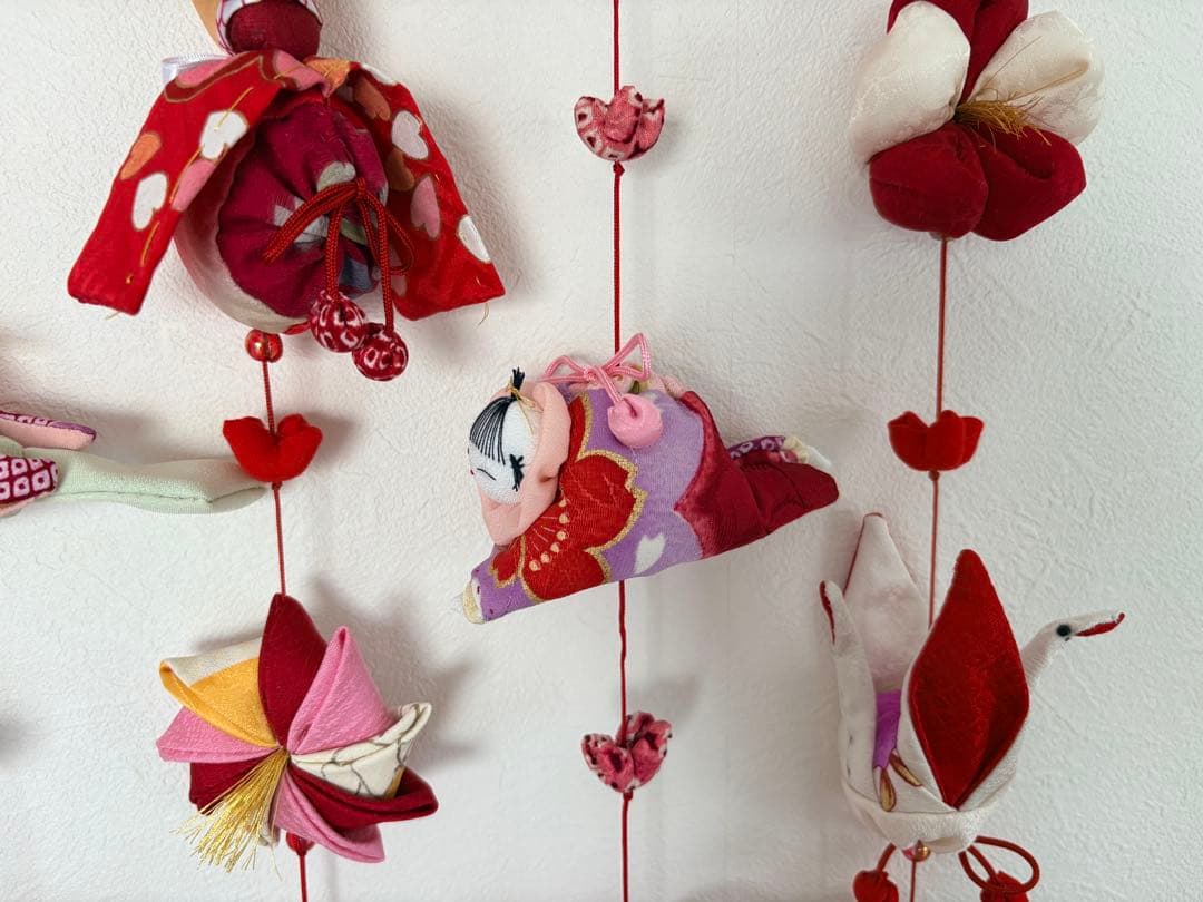 可愛いつるし雛　No.197 壁掛けタイプ・ひな祭り・さげもん吊るし飾り