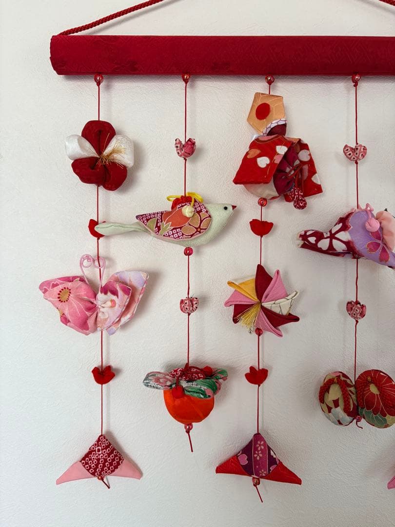 可愛いつるし雛　No.197 壁掛けタイプ・ひな祭り・さげもん吊るし飾り