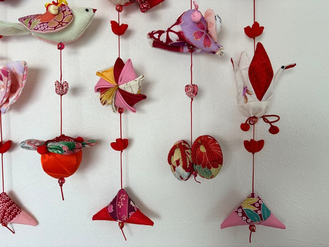 可愛いつるし雛　No.197 壁掛けタイプ・ひな祭り・さげもん吊るし飾り