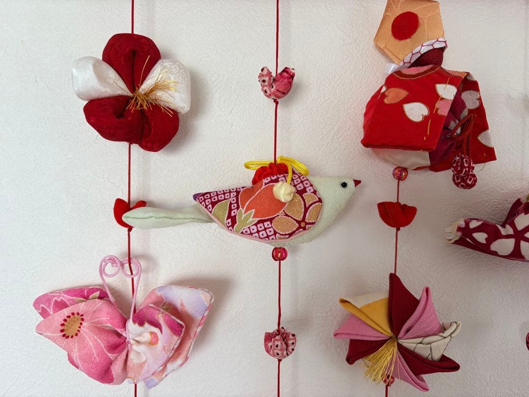 可愛いつるし雛　No.197 壁掛けタイプ・ひな祭り・さげもん吊るし飾り