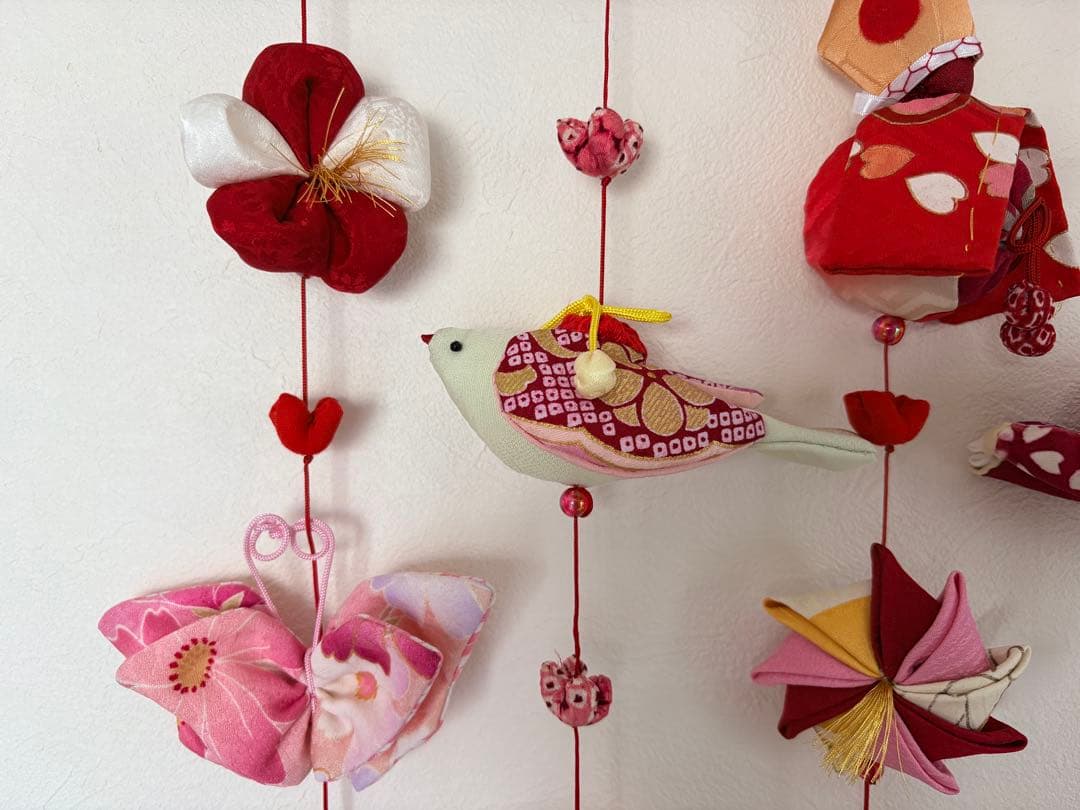 可愛いつるし雛　No.197 壁掛けタイプ・ひな祭り・さげもん吊るし飾り