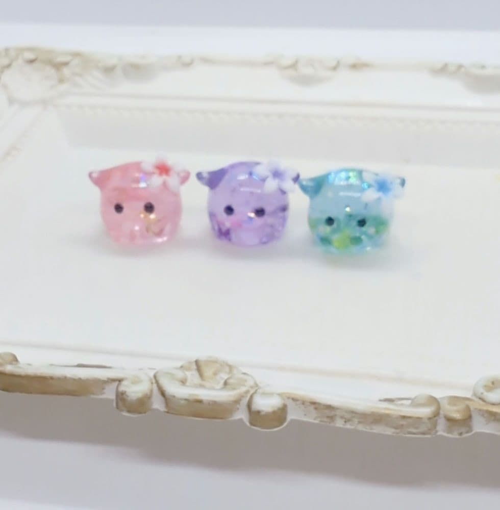 レジン パーツ メンダコ プルメリア