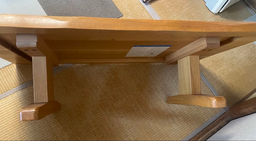 柏木工　天然木座敷机　大塚家具