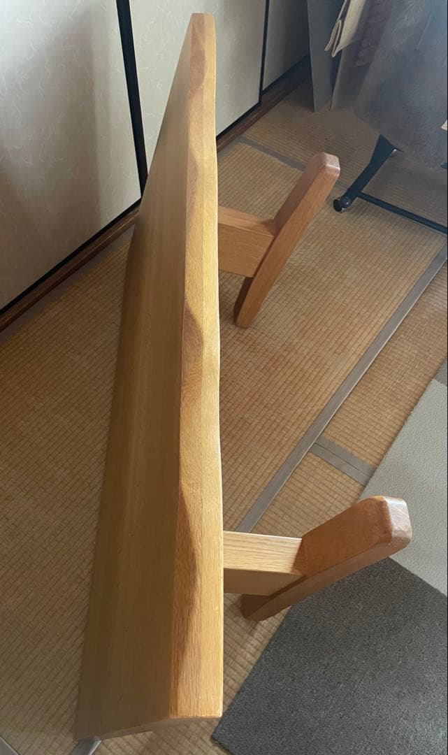 柏木工　天然木座敷机　大塚家具