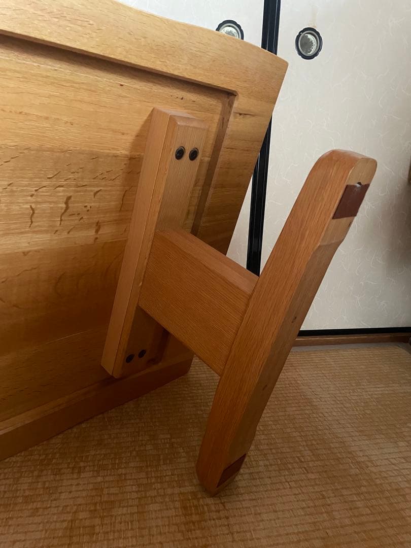 柏木工　天然木座敷机　大塚家具