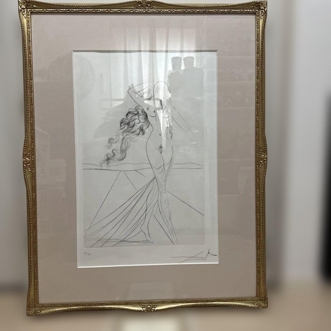 サルバドール・ダリ　エッチング　「ヴィーナス」　1974年作品