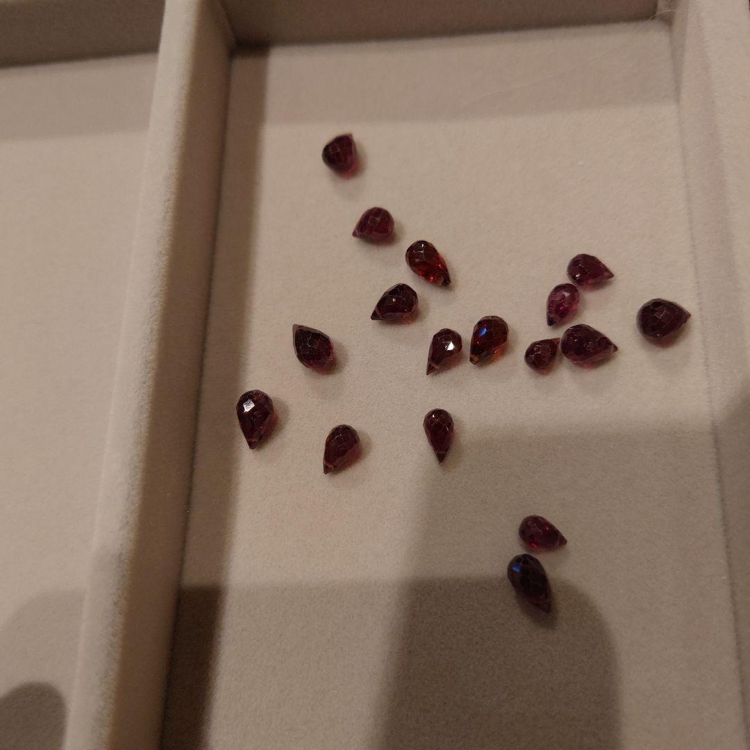 ガーネット　アクセサリー　パーツ　ハンドメイド