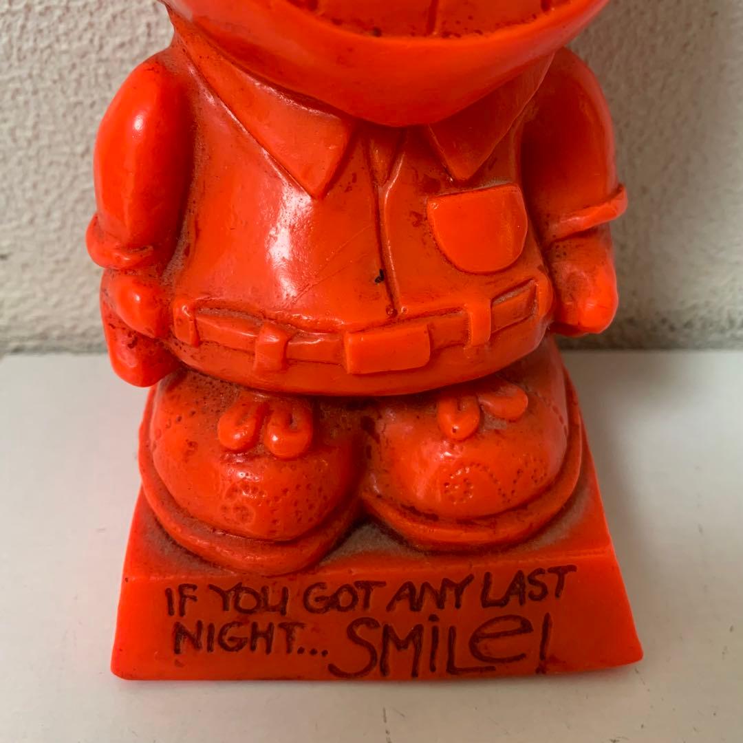 レア3 1970年代　ビンテージ　USA メッセージドール　スマイル　ピース