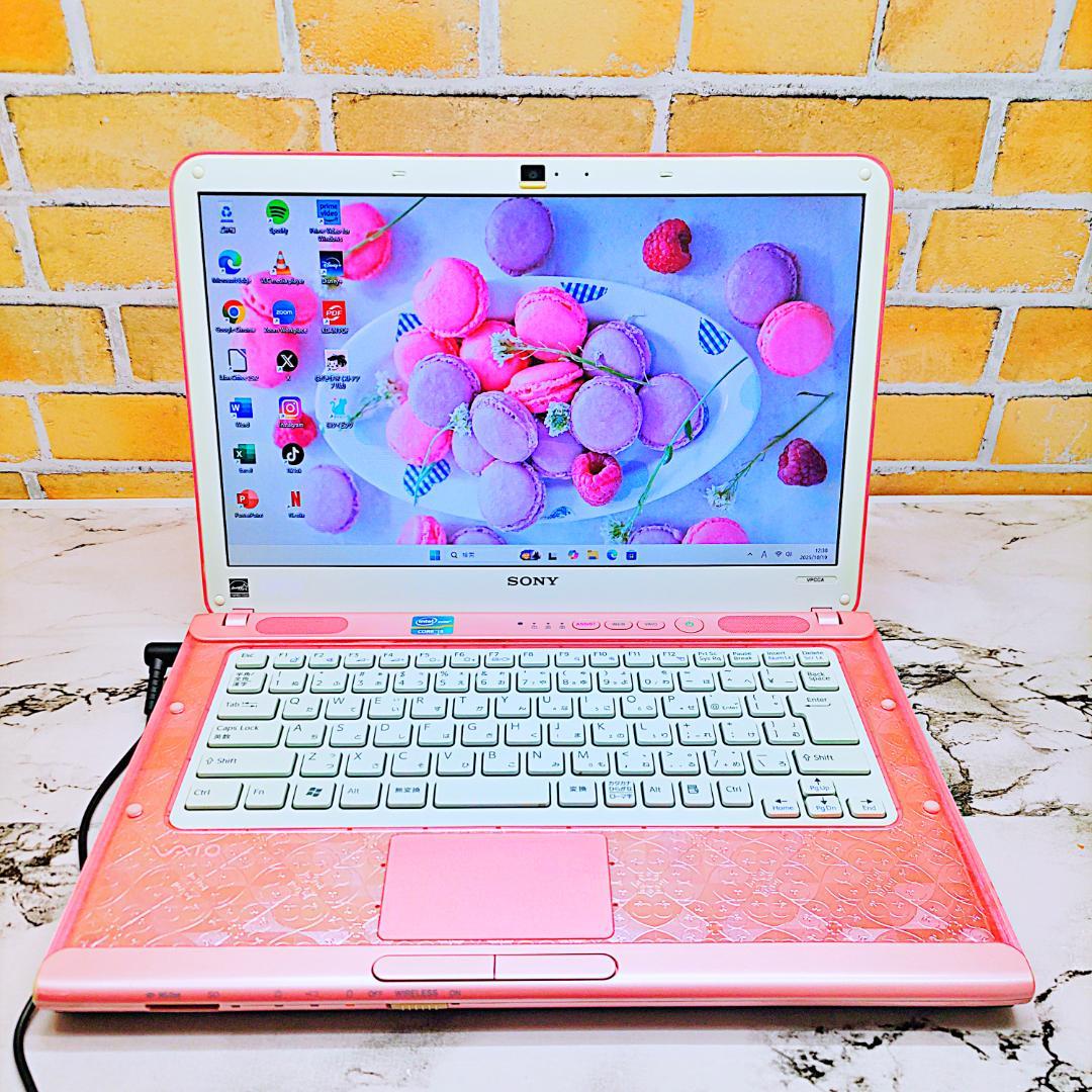 激レア❤️ピンクノートパソコン❣️Core-i3☘️HDD500G✨office