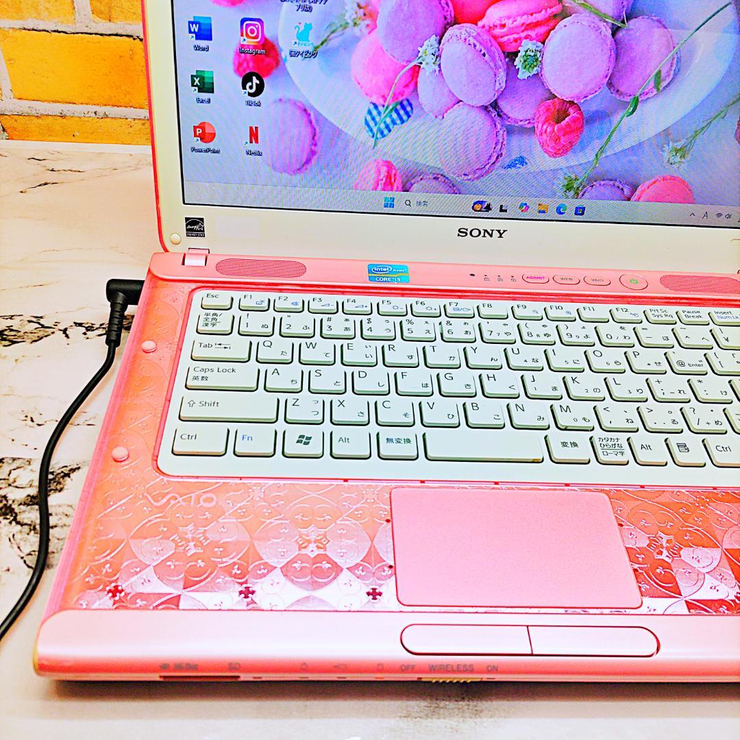 激レア❤️ピンクノートパソコン❣️Core-i3☘️HDD500G✨office
