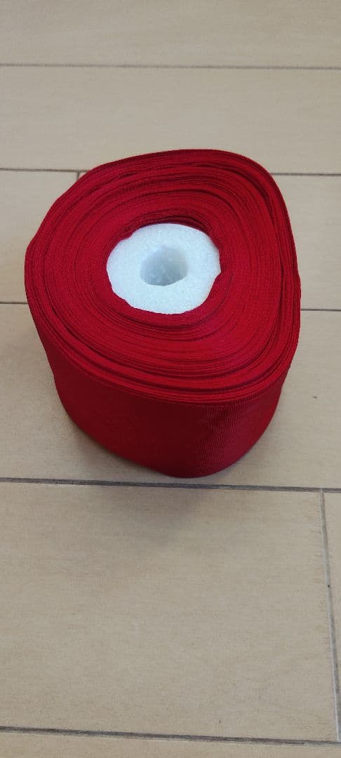 サテンリボン4色セット　幅５㎝×長さ29～30m　@120円/m