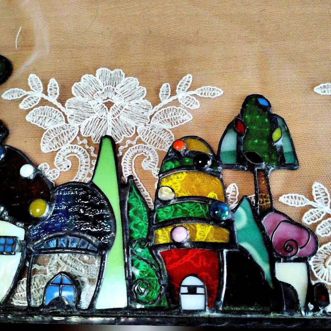 ステンドグラスきのこのお家