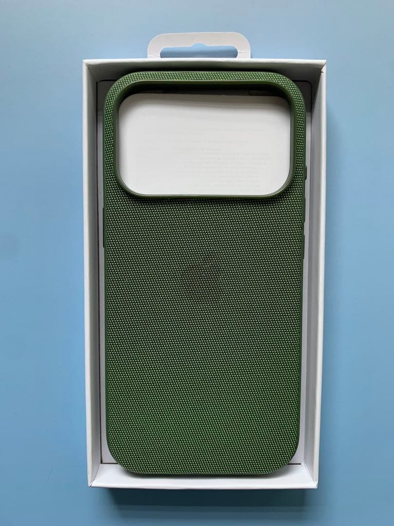iPhone 17Pro テックウーブンケース 即日発送 グリーン新品