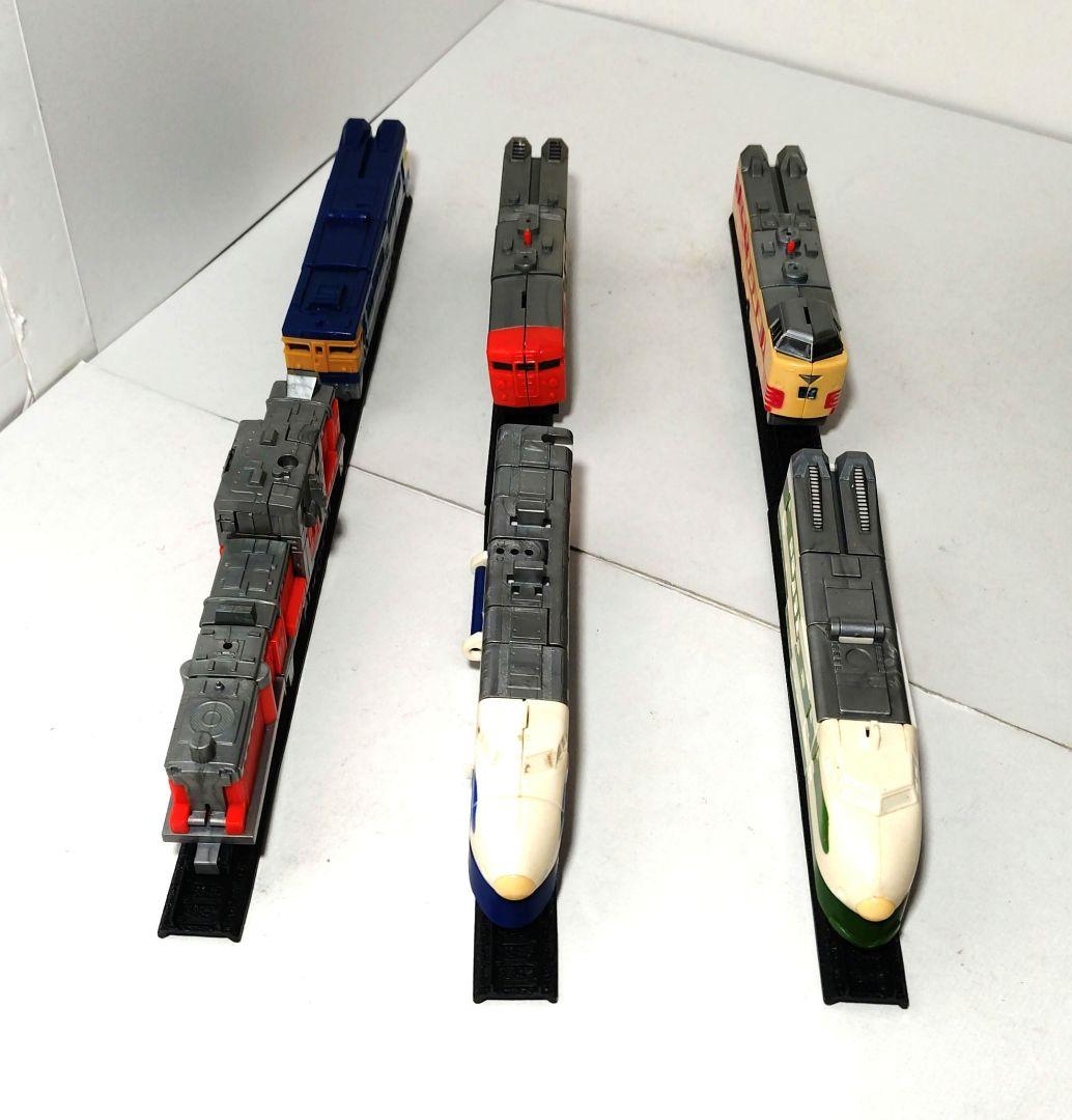 トレインロボ6体セット　ダイアクロン　検索用　トランスフォーマー　ライデン