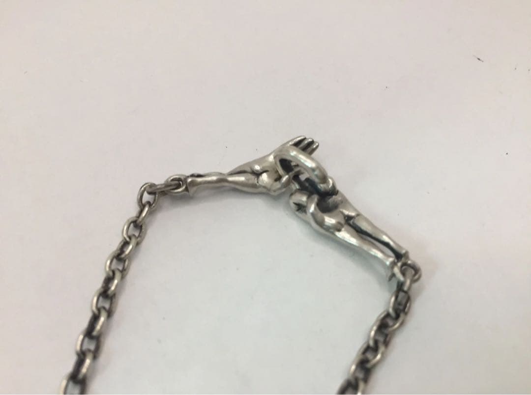 ❤️ック レスチェーン 丸0.8φ 50cmラブ ネックレス ハンドサイン