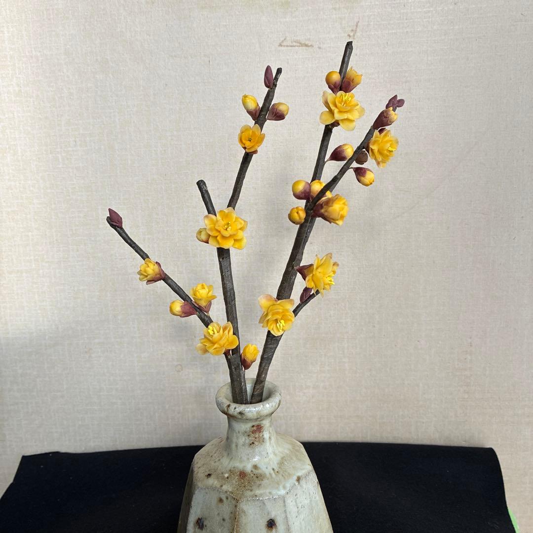 ゆりこ様♡専用　クレイフラワー　ろうばい　葉牡丹