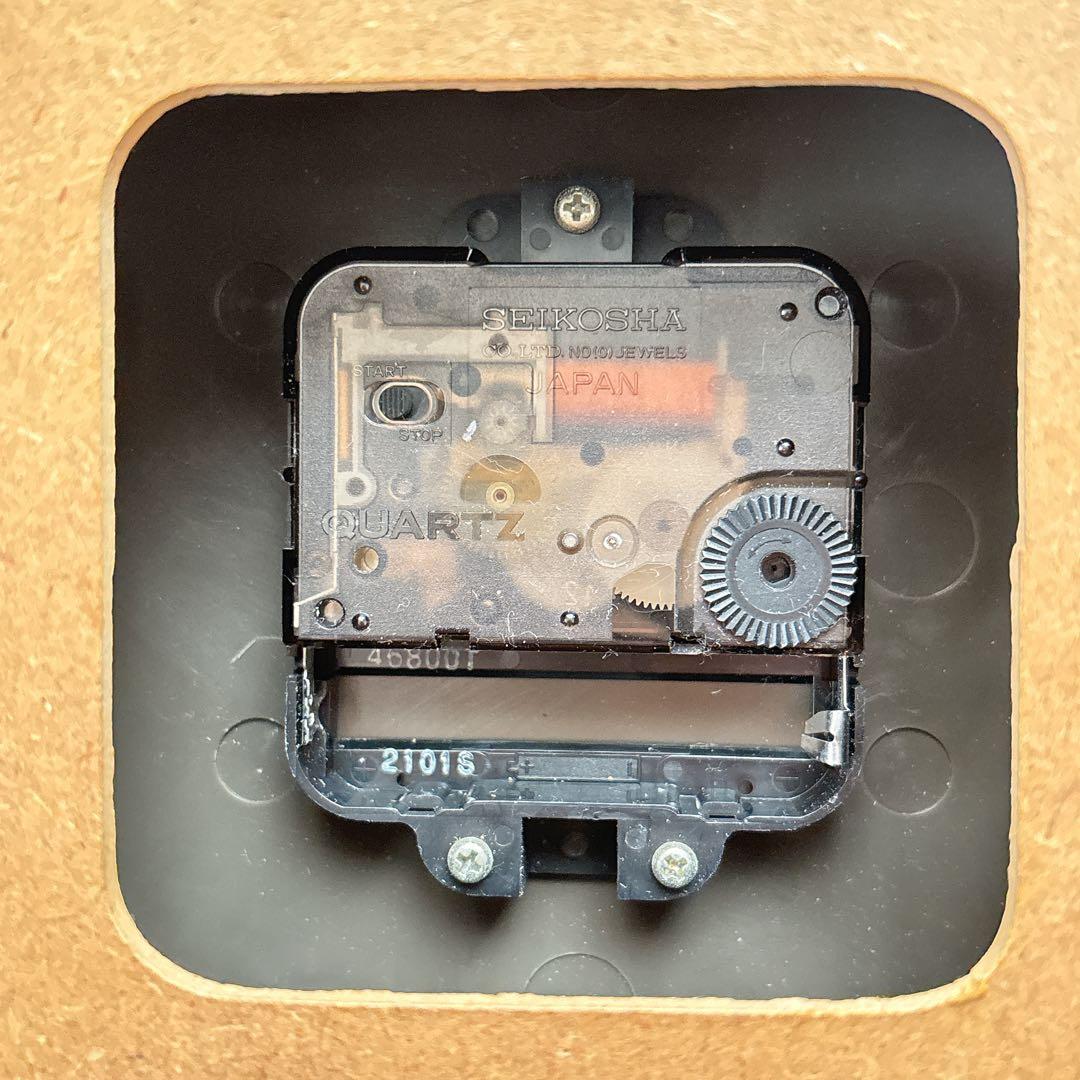 動作品】SEIKO セイコー 1980年代 アンティーク 掛け時計 アナログ 白