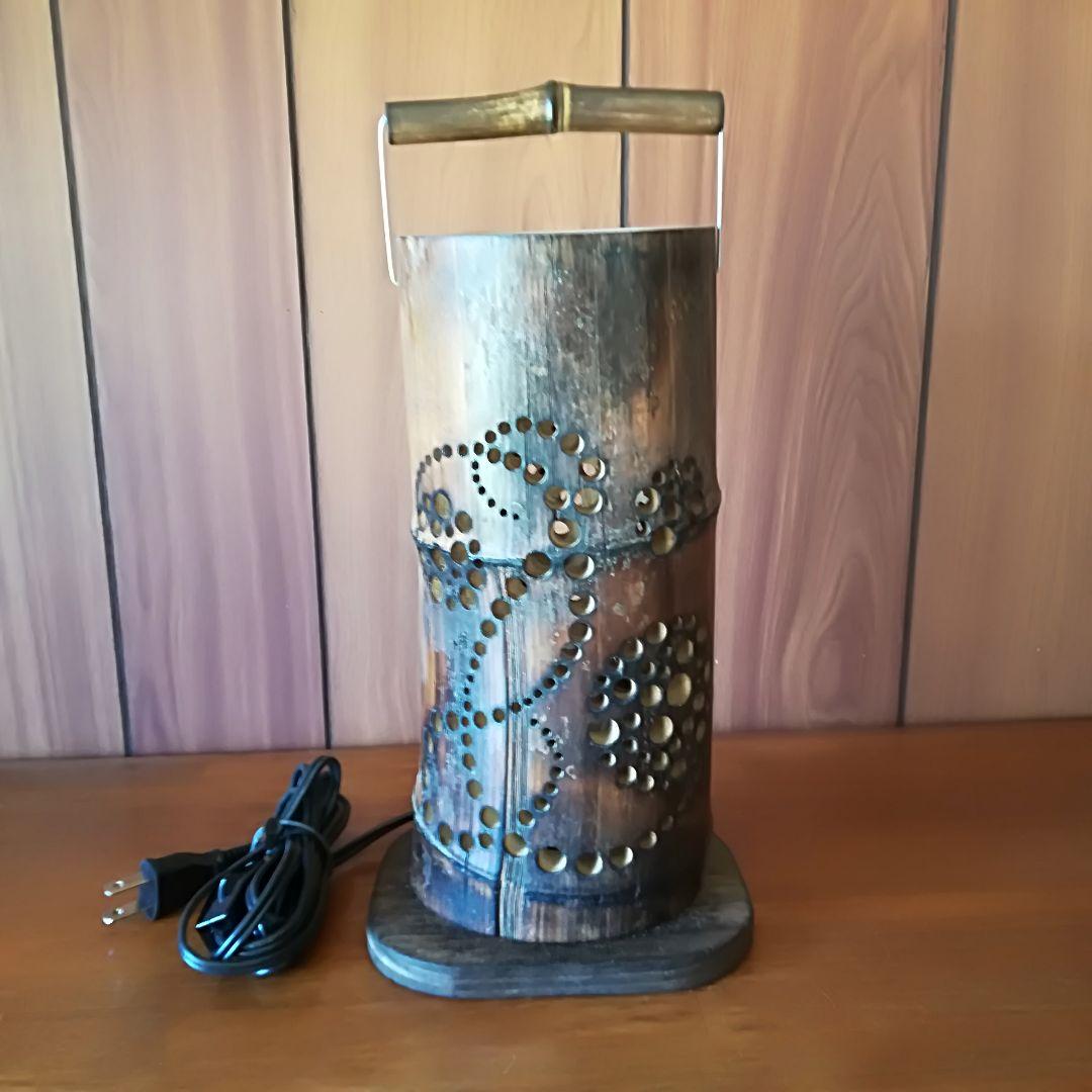 癒し灯火　竹行灯　No23203