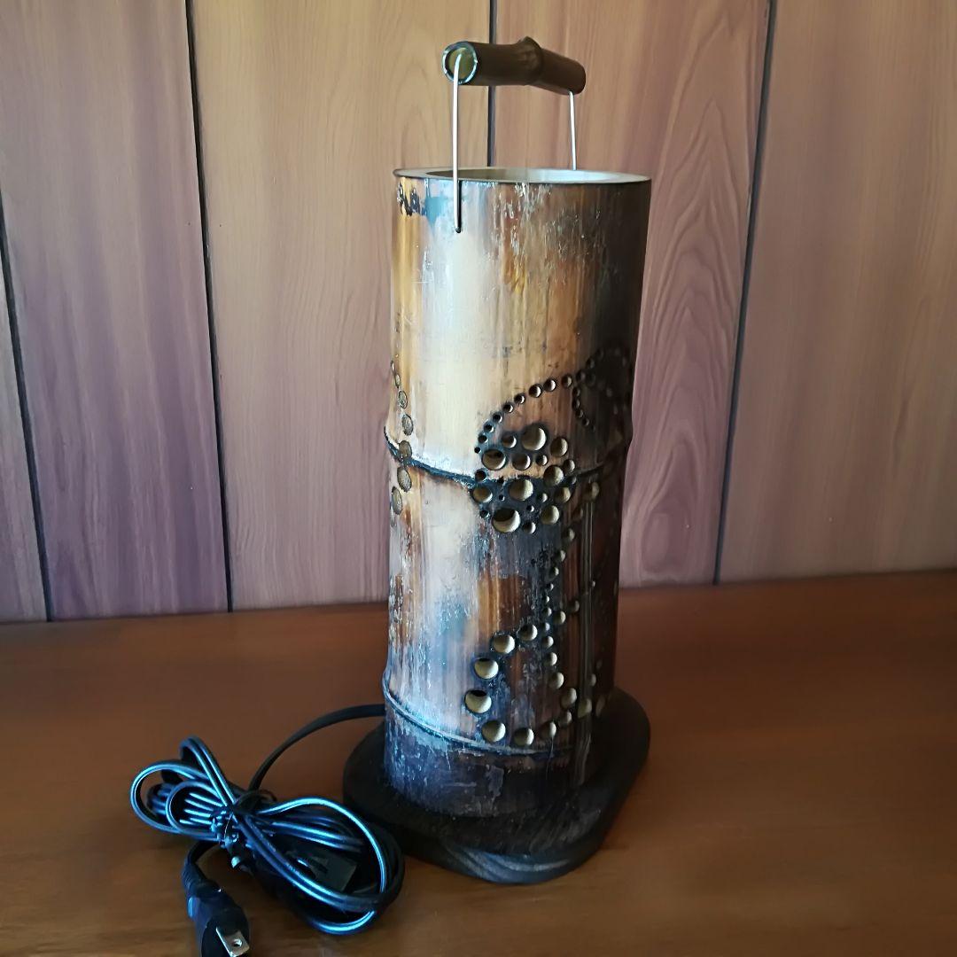 癒し灯火　竹行灯　No23203