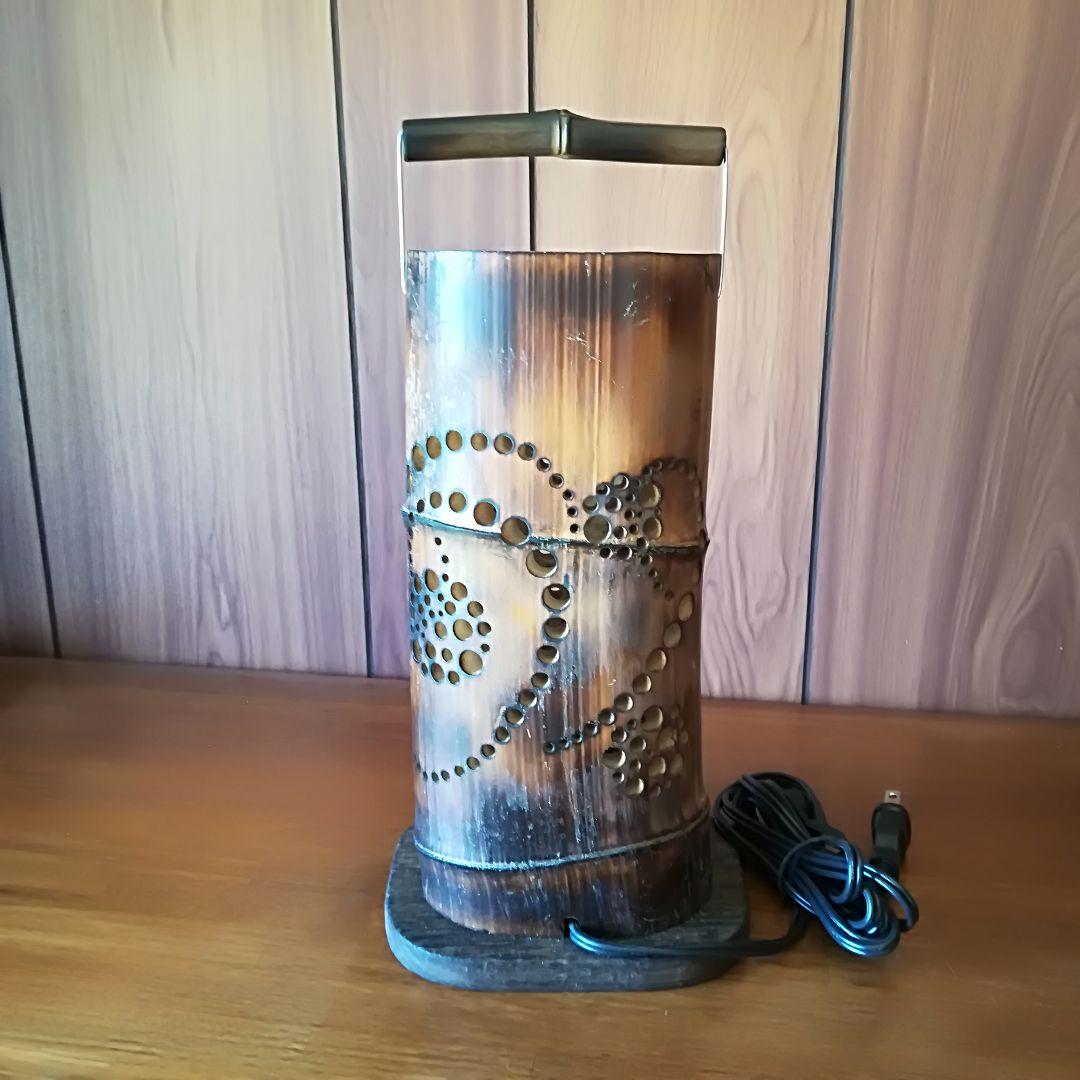 癒し灯火　竹行灯　No23203