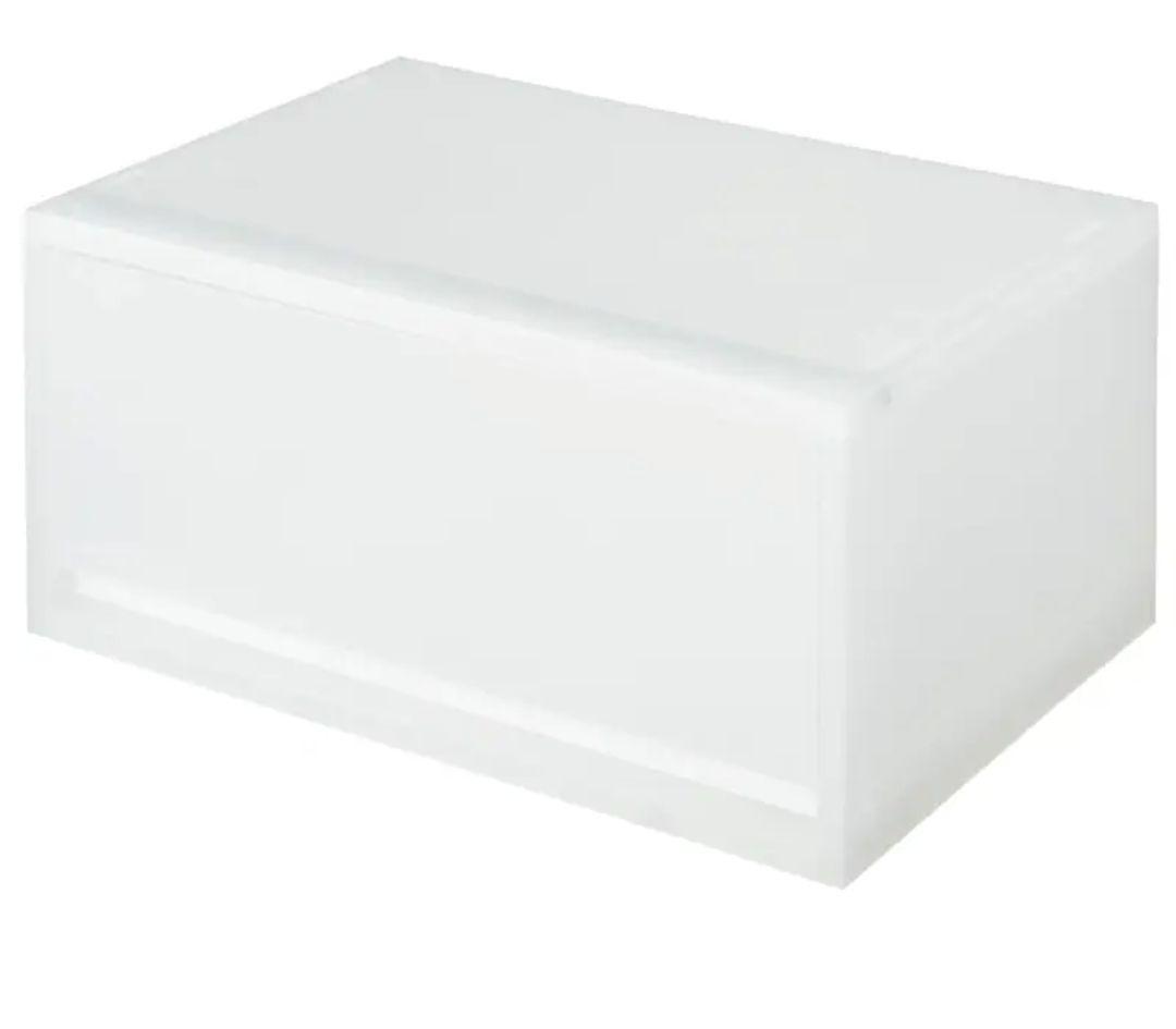 無印良品　ポリプロピレン収納ケース　ワイド　6個セット(底ゴム2セットつき)