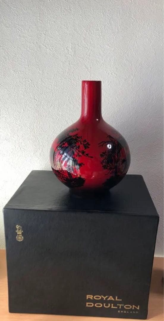   ロイヤル ドルトン フランベ フラワーベース